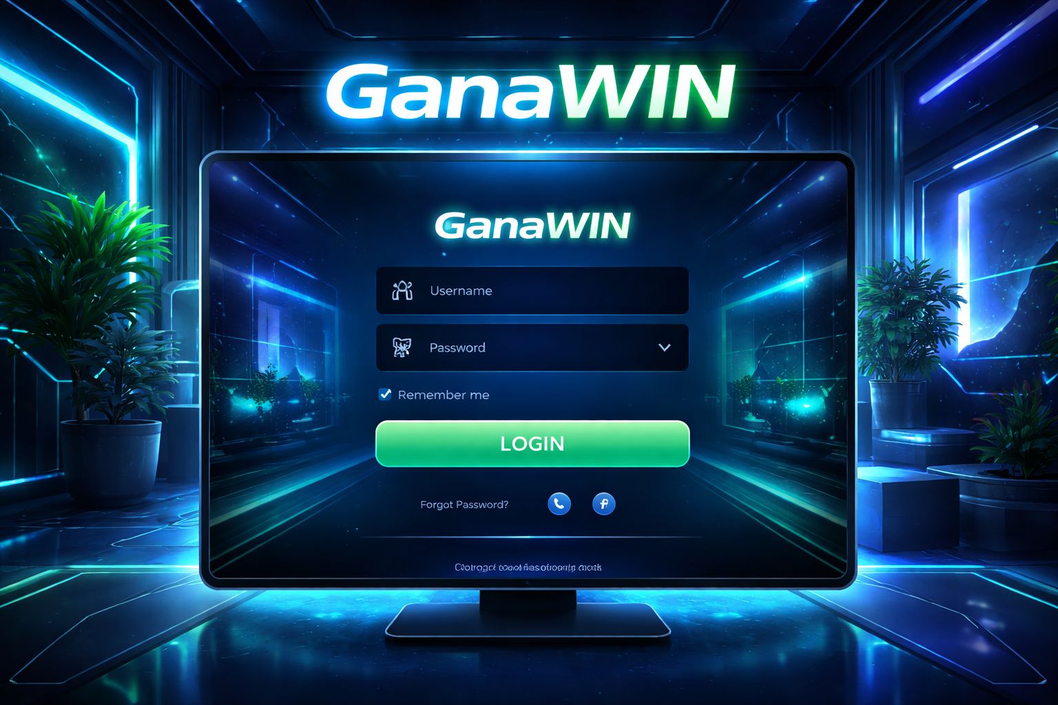 Acceso seguro de inicio de sesión GanaWIN para jugadores en México